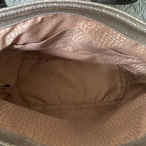 *SOLD* Kate Spade Silver Glitter Tote - Picture 4 of 11